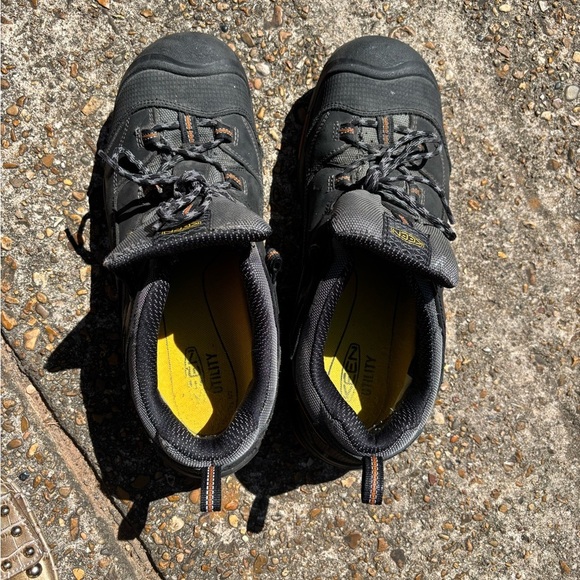 Keen Other - KEEN Utility Braddock Low Steel Toe Work Shoes Men’s 14 D Wide Black Work
